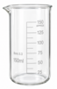Bekerglas 150 ml Gegradueerd. hoog model Hittebestendig borosilikaat-glas
