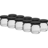 40 ml Glazen Potjes met Gekleurd Deksel &ndash; Set van 10 Stuks