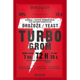 Turbo GROM 72h distilleerdersgist, 120 g