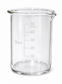 Bekerglas 50 ml Laag model hittebestendig borosilikaatglas