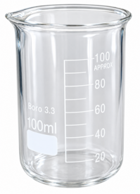 Bekerglas laag model 100ml