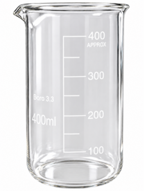 Bekerglas 400ml hoog model
