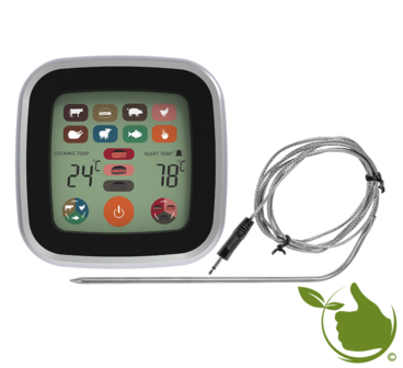 Elektronische kook-thermometer met LCD-touchscreen