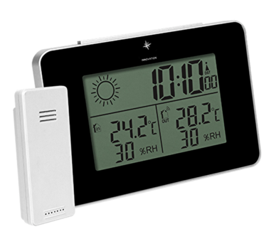 RCC weerstation - thermometer / hygrometer met klok