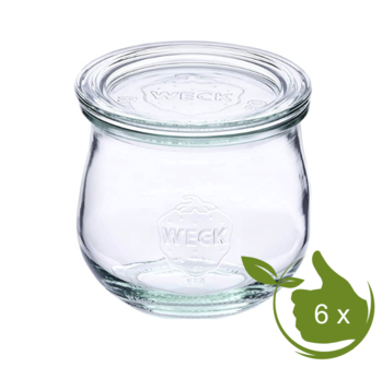 Weck TULP glas met deksel (370ml)