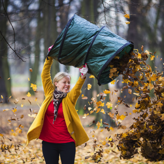 Opvouwbare zak voor tuinafval 120 liter