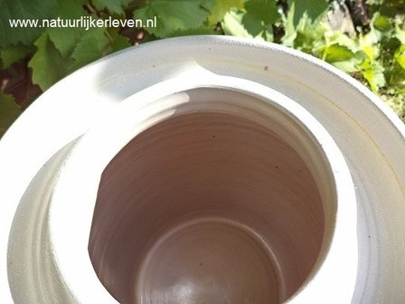 Zuurkoolpot 4 liter (grijs/klassiek)