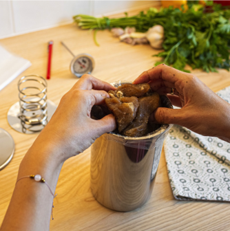 Zakken voor de hamkoker 0,8 kilo