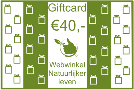 Cadeaukaart &euro; 40,-