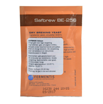 Fermentis biergist gedroogd SafAle BE-256 (Abbaye) 11,5 g