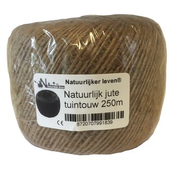 Natuurlijk jute tuintouw 250 m