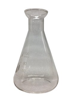 Erlenmeyer 100 ml gegradueerd hittebestendig