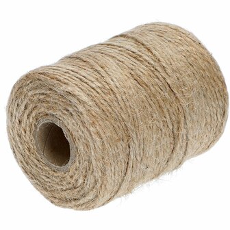 Jute touw 110 meter x 2 mm 250 gram