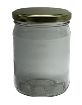 Glazenpotten 500 ml inclusief deksel verpakt per 6 stuks