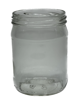 Glazenpotten 500 ml inclusief deksel verpakt per 6 stuks