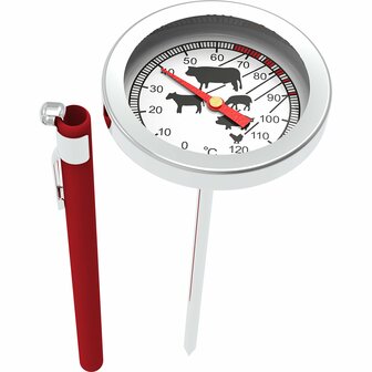 Thermometer voor barbecue 0 &deg; C + 120 &deg; C