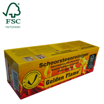 Schoorsteenreiniger met brandverzekering FSC&reg;