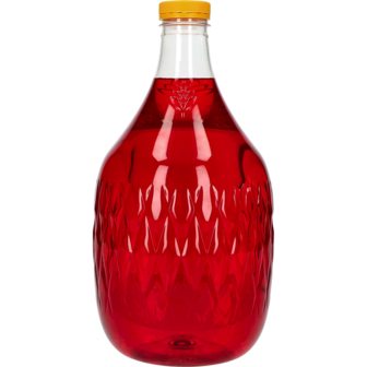 Kunststof gistingsfles 5 L met schroefdop