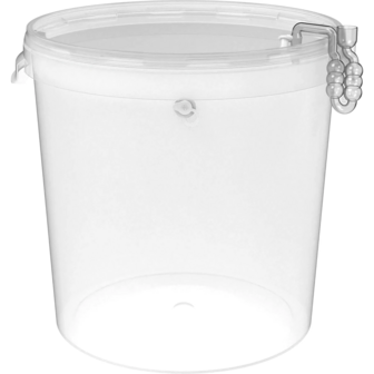 Gistingscontainer tranparant van 30L met deksel