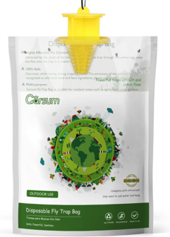 Vliegen vangzak vangt tot 35.000 vliegen