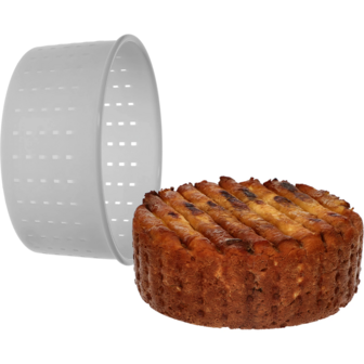 Cilindrische kaasvorm 15&nbsp;x 7 cm voor 1200g