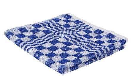 Keukendoek / Handdoek blok 50x50cm blauw 3 stuks