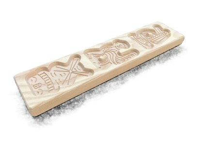 Speculaasplank Hollandse taferelen 30cm