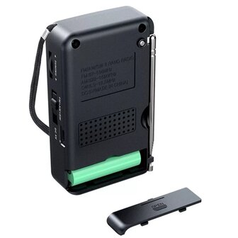 Full-Range Pocket Radio FM/AM/FW