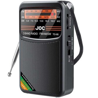 Full-Range Pocket Radio FM/AM/FW