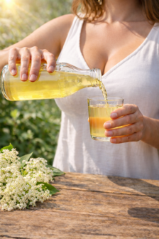 Natuurlijker leven sapfles (Goud) 750 ml 