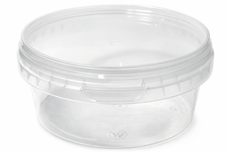 Ronde bakjes 300ml met deksel