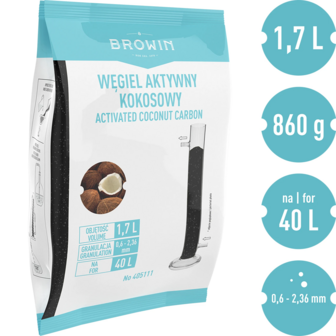 Kokos actieve kool 1,7 L  0,86 kg