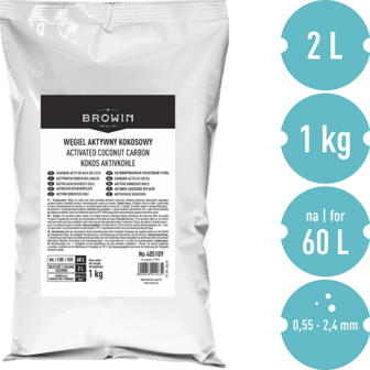 Kokos actieve kool 1 kg