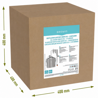 Convex Destilleerder set 30 Liter met 2 Tussenketels