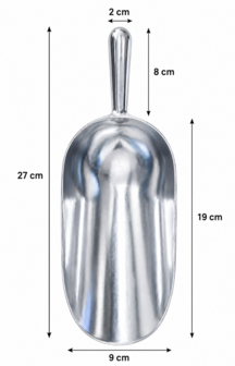 Doseerschep 27cm