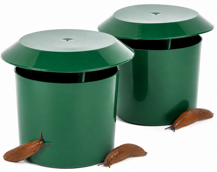 Slakkenval voor tuin &ndash; 2 stuks | Effectieve slakkenbestrijding zonder gif