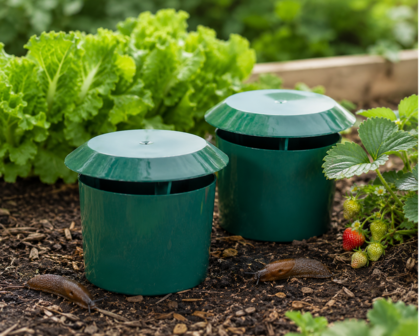 Slakkenval voor tuin &ndash; 2 stuks | Effectieve slakkenbestrijding zonder gif