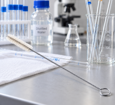 Pipetborstel 300 mm &ndash; Stevig Haar Zonder Pluim &ndash; &Oslash; 12 mm