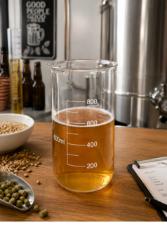 Bekerglas 800ml hoog model