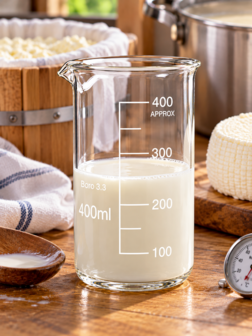 Bekerglas 400ml hoog model