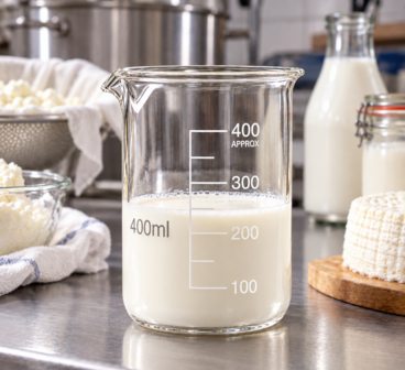 Bekerglas laag model 400ml