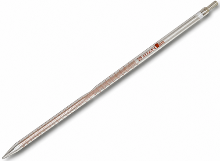 Pipet glas gegradueerd 25 ml