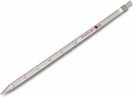 Pipet glas gegradueerd 10 ml	