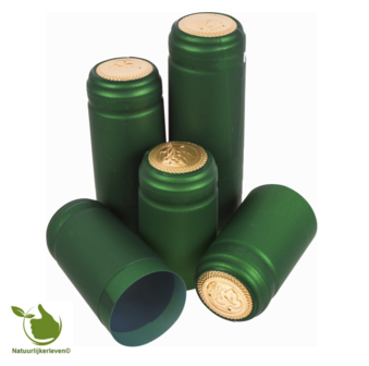Thermo-capsules groen+goud 100 stuks