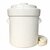 Mini fermentatiepot 2 liter (Creme/Modern) met verzwaringsstenen