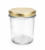 Jampotten 346 ml met twist-off deksel goud 6 stuks