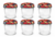 Jampotten 346 ml met twist-off deksel (bessen) 6 stuks