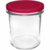 Jampotten 346 ml met twist-off deksel (bordeaux) 6 stuks