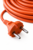 Verlengsnoer 10 meter oranje