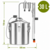 Convex Destilleerder set 30 Liter met 2 Tussenketels